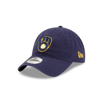 Milwaukee Brewers Gorra | New Era MLB Core Classic 9twenty Adjustable Cap Mexico - Azules